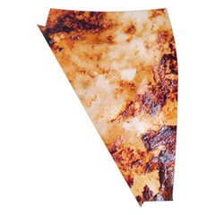 Burnt paper texture print design Midi Wrap Pencil Skirt from ArtsNow.com Front Left