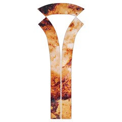 Burnt paper texture print design Kids  Long Sleeve Velvet Lounge Robe from ArtsNow.com Collar Inside