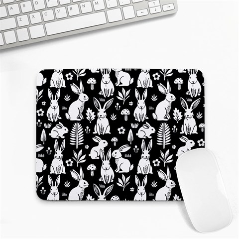 Easter bunny pattern Small Mousepad from ArtsNow.com Front
