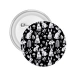 Easter bunny pattern 2.25  Buttons