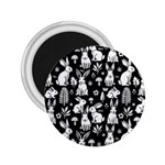 Easter bunny pattern 2.25  Magnets