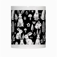 Easter bunny pattern White Mug from ArtsNow.com Center