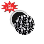 Easter bunny pattern 1.75  Magnets (10 pack) 