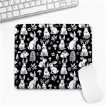 Easter bunny pattern Large Mousepad