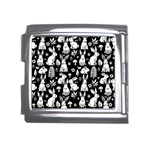 Easter bunny pattern Mega Link Italian Charm (18mm)