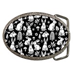 Easter bunny pattern Belt Buckles