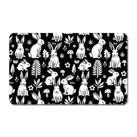 Easter bunny pattern Magnet (Rectangular) from ArtsNow.com Front