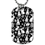 Easter bunny pattern Dog Tag (One Side)