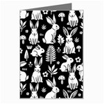 Easter bunny pattern Greeting Card