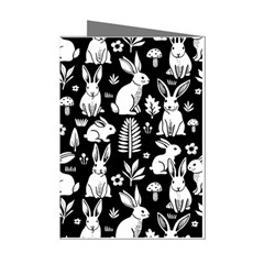 Easter bunny pattern Mini Greeting Cards (Pkg of 8) from ArtsNow.com Left
