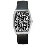 Easter bunny pattern Barrel Style Metal Watch