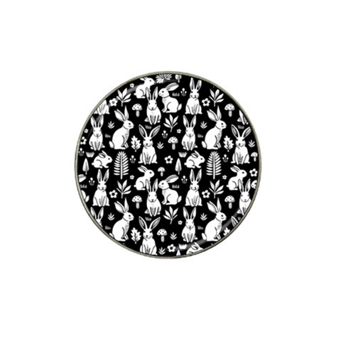 Easter bunny pattern Hat Clip Ball Marker (10 pack) from ArtsNow.com Front