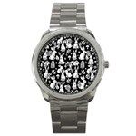 Easter bunny pattern Sport Metal Watch