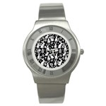Easter bunny pattern Stainless Steel Watch