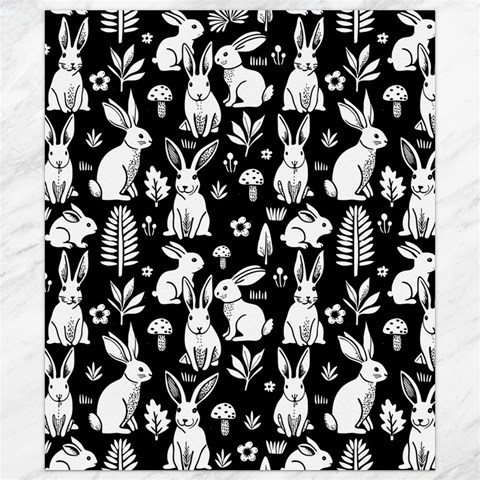 Easter bunny pattern Canvas 8  x 10  from ArtsNow.com 8.15 x9.66  Canvas - 1