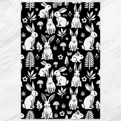 Easter bunny pattern Canvas 12  x 18  from ArtsNow.com 11.88 x17.36  Canvas - 1