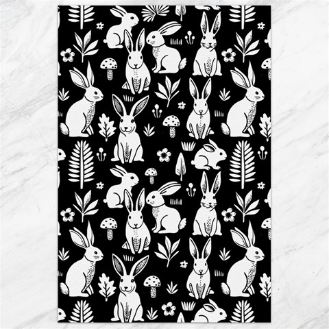 Easter bunny pattern Canvas 24  x 36  from ArtsNow.com 23.35 x34.74  Canvas - 1