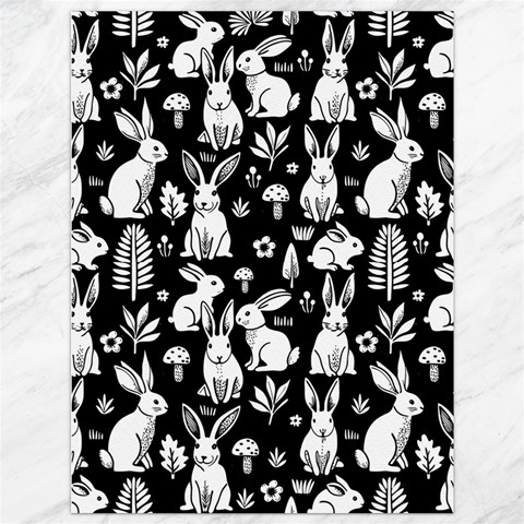 Easter bunny pattern Canvas 36  x 48  from ArtsNow.com 35.26 x46.15  Canvas - 1