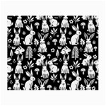 Easter bunny pattern Small Glasses Cloth (2 Sides)
