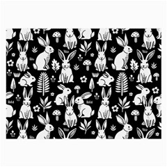 Easter bunny pattern Large Glasses Cloth (2 Sides) from ArtsNow.com Back