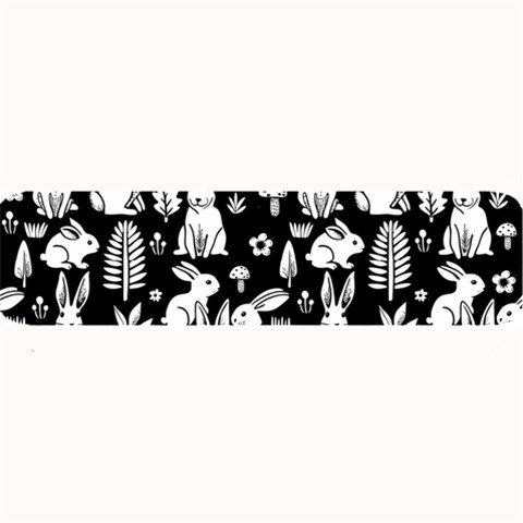 Easter bunny pattern Large Bar Mat from ArtsNow.com 32 x8.5  Bar Mat