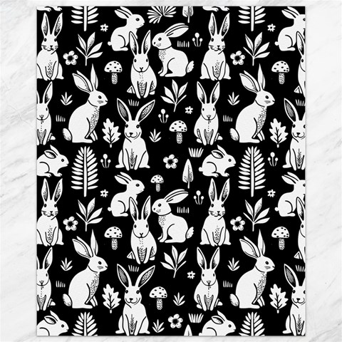 Easter bunny pattern Canvas 11  x 14  from ArtsNow.com 10.95 x13.48  Canvas - 1