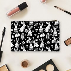 Easter bunny pattern Cosmetic Bag (Medium) from ArtsNow.com Back