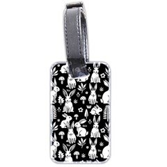 Easter bunny pattern Luggage Tag (two sides) from ArtsNow.com Back