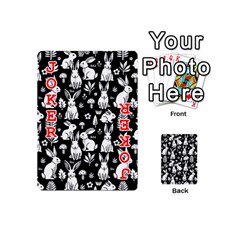 Easter bunny pattern Playing Cards 54 Designs (Mini) from ArtsNow.com Front - Joker2