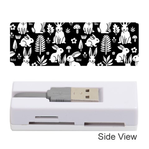 Easter bunny pattern Memory Card Reader (Stick) from ArtsNow.com Front