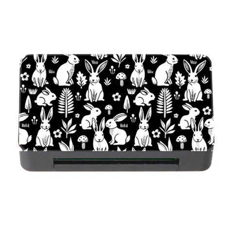 Easter bunny pattern Memory Card Reader with CF from ArtsNow.com Front