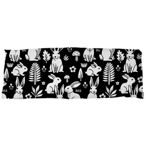 Easter bunny pattern 40 x15  Body Pillow Case Dakimakura (Two Sides) from ArtsNow.com Front