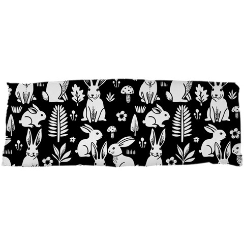 Easter bunny pattern 67 x25  Body Pillow Case Dakimakura (Two Sides) from ArtsNow.com Front