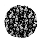 Easter bunny pattern Standard 15  Premium Round Cushions