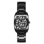 Easter bunny pattern Stainless Steel Barrel Watch