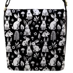 Easter bunny pattern Flap Closure Messenger Bag (S)