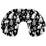Easter bunny pattern Travel Neck Pillow