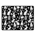 Easter bunny pattern 50  x 40  Two Sides Fleece Blanket (Small)
