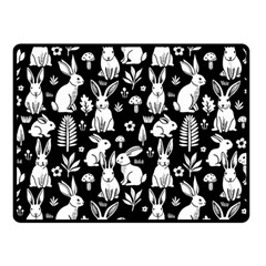 Easter bunny pattern 50  x 40  Two Sides Fleece Blanket (Small) from ArtsNow.com 45 x34  Blanket Back