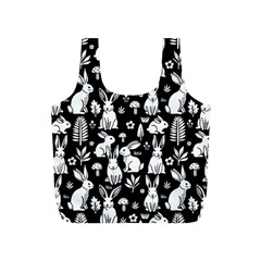 Easter bunny pattern Full Print Recycle Bag (S) from ArtsNow.com Back