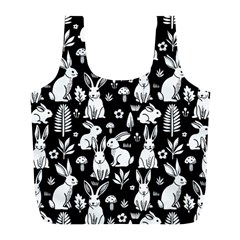 Easter bunny pattern Full Print Recycle Bag (L) from ArtsNow.com Back