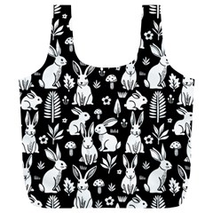 Easter bunny pattern Full Print Recycle Bag (XL) from ArtsNow.com Back