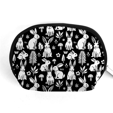 Easter bunny pattern Accessory Pouch (Medium) from ArtsNow.com Front