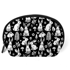 Easter bunny pattern Accessory Pouch (Large) from ArtsNow.com Back
