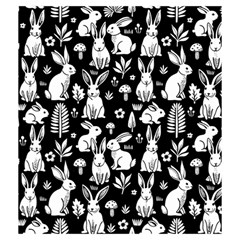 Easter bunny pattern Drawstring Pouch (Medium) from ArtsNow.com Back