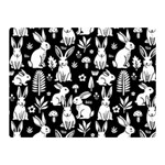 Easter bunny pattern 35  x 27  Two Sides Premium Plush Fleece Blanket (Mini)