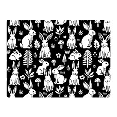 Easter bunny pattern 35  x 27  Two Sides Premium Plush Fleece Blanket (Mini) from ArtsNow.com 35 x27  Blanket Back