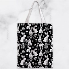 Easter bunny pattern Zipper Classic Tote Bag from ArtsNow.com Front