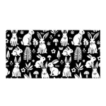Easter bunny pattern Satin Wrap 35  x 70 