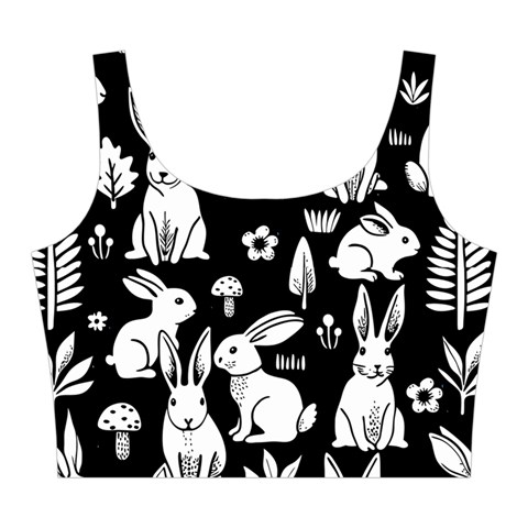 Easter bunny pattern Midi Sleeveless Dress from ArtsNow.com Top Front